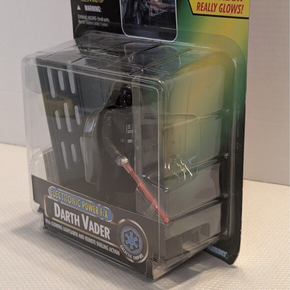 Kenner Star Wars Power of the Force Electronic Power F/X Darth Vader Kenobi New - Picture 4 of 12